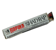 Load image into Gallery viewer, RAPALA LURES SHAD RAP Fishing Lure in GLOW GREEN TIGER. Gander MTN Special Edition. balsa finland
