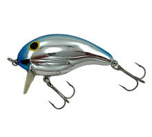 Load image into Gallery viewer, Left Facing View for BANDIT LURES FOOTLOOSE Fishing Lure. Chrome Black Wake Bait.
