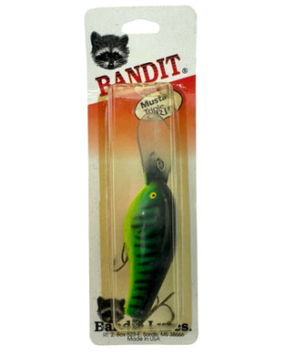 BANDIT LURES 400 SERIES Crankbait Fishing Lure in FIRE TIGER with Triple Grip Hooks