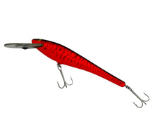 Load image into Gallery viewer, Rare BAGLEY BAITS BANG-O-B 8 Jerkbait in BLACK STRIPES on ORANGE. big fish fishing lure. L
