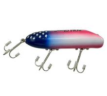 Load image into Gallery viewer, LUHR JENSEN OLD GLORY BASS ORENO Fishing Lure. 9-11 USA Flag Topwater Plug. R

