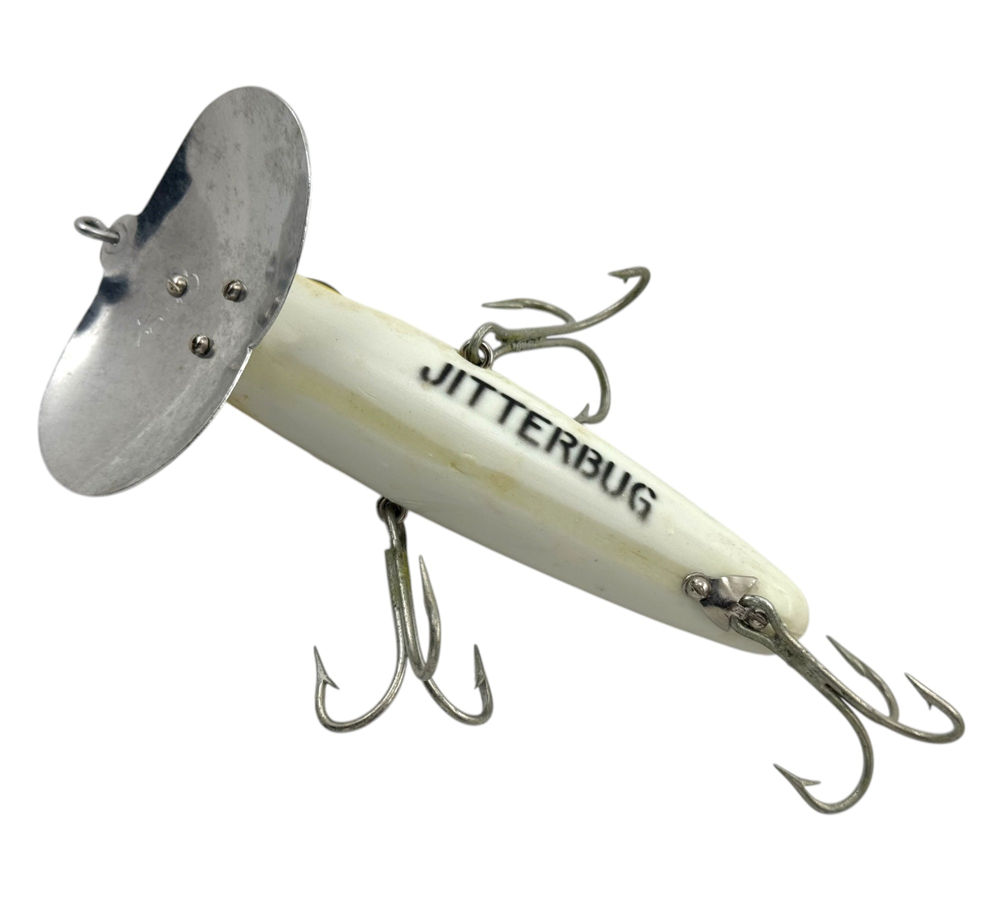 doodlebug fishing lure FRED ARBOGAST MAGNUM JITTERBUG Fishing LURE • SILVER FLASH