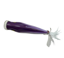 Load image into Gallery viewer, BERKLEY FRENZY POPPER FISHING LURE. PURPLE GHOST TOPWATER Bait. D
