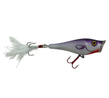 Load image into Gallery viewer, BERKLEY FRENZY POPPER FISHING LURE. PURPLE GHOST TOPWATER Bait. R
