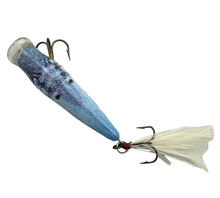 Lade das Bild in den Galerie-Viewer, Berkley Frenzy Topwater Popper Fishing Lure in THREADFIN SHAD Dorsal View
