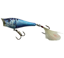 Charger l&#39;image dans la galerie, Berkley Frenzy Topwater Popper Fishing Lure in THREADFIN SHAD L5
