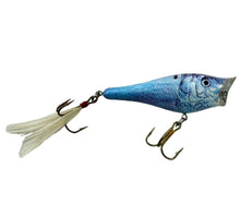 Load image into Gallery viewer, Right Facing View of Berkley Lures Frenzy Popper Topwater Bass Fishing Lure in THREADFIN SHAD
