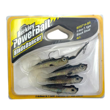 画像をギャラリービューアに読み込む, BERKLEY POWERBAIT BLADEDANCER SOFT PLASTIC SWIMBAIT. BLACK SHAD.
