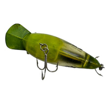 画像をギャラリービューアに読み込む, Rogers Sporting Goods Big Jim advertising FISHING LURE for COON&#39;S TRUCK EQUIPMENT of COLUMBUS, KANSAS. Chartreuse and Black Crankbait. V
