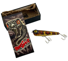 Cargar imagen en el visor de la galería, BLOOD SHOT MORGUE WOODEN CHUGGER Topwater Fishing Lure. Handcrafted Wood Bait from Japan.
