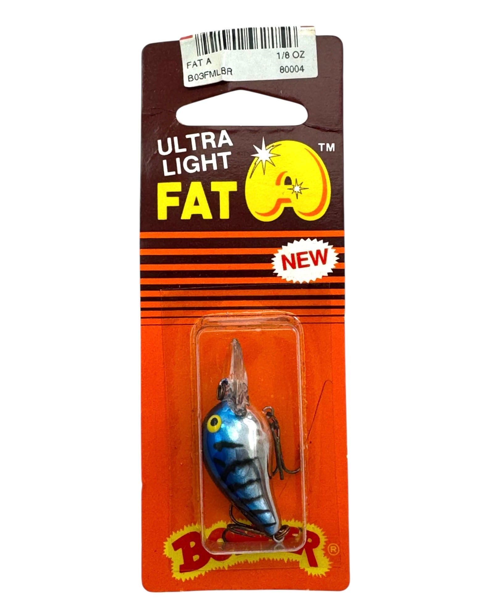 BOMBER ULTRALIGHT FAT A CRANKBAIT • CHROME BLUE BK BLK BARS – Toad Tackle
