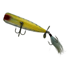 Load image into Gallery viewer, BOMBER BAITS TOPWATER POPPER in BLUE BACK BUCK TAIL. Holographic Finish. V
