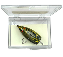 Load image into Gallery viewer, GARY BOWLES CUSTOM BAIT. HANDMADE WOOD FROG. MECHANICAL LURE. boxed

