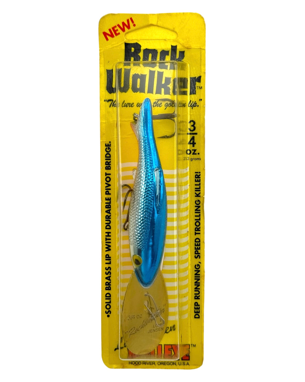 brass fishing lures LUHR JENSEN ROCK WALKER Walleye Fishing Lure • BRASS LIP – Toad Tackle