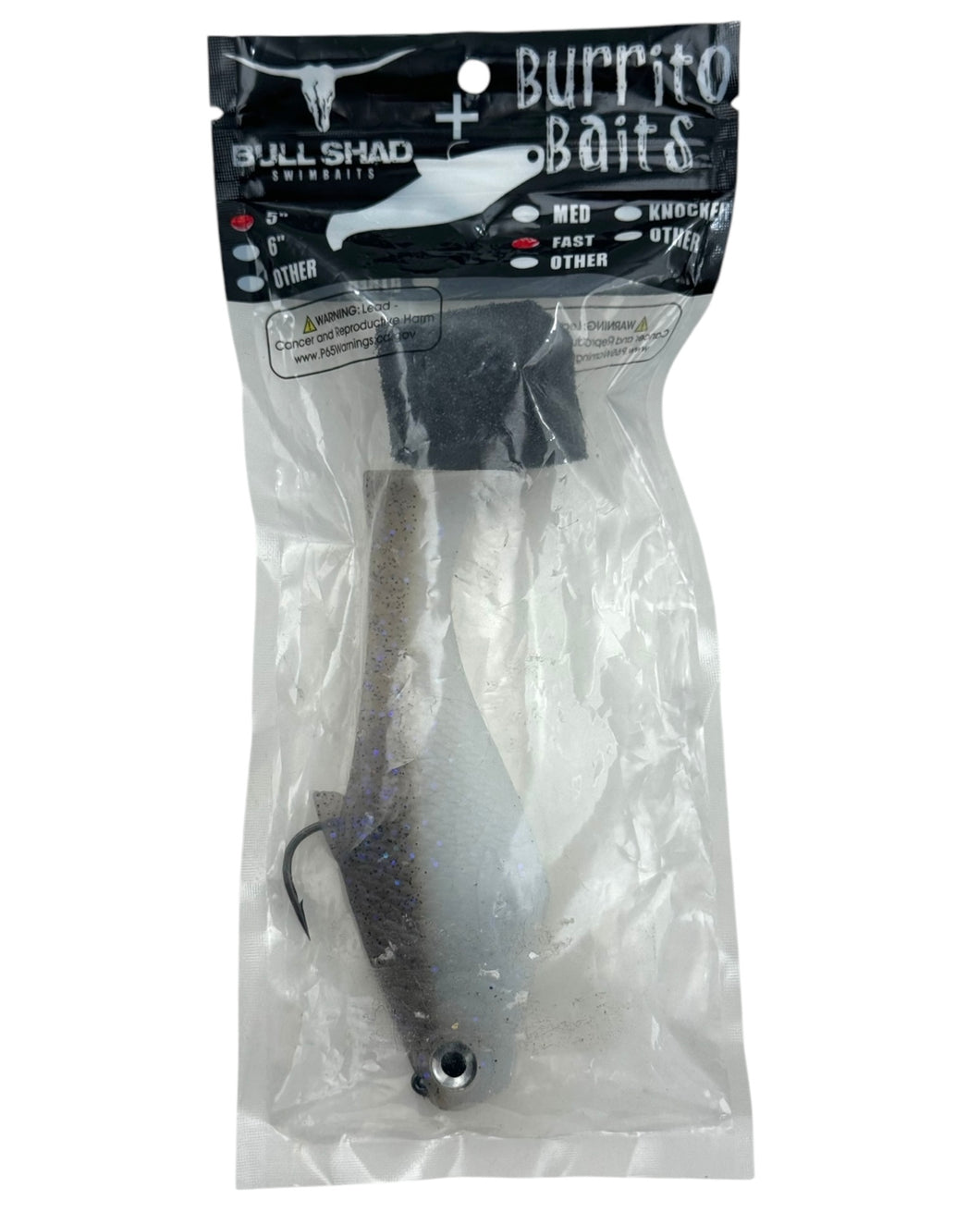 Bullshad Swimbaits and Burrito Baits Bacca Burrito Fishing Lure for Trophy Bass in Mexico, Lake Baccarac.