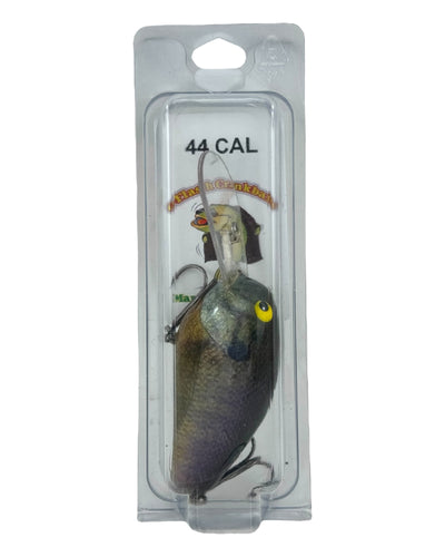 C Flash Crankbaits 44 CAL Fishing Lure in BLUEGILL. Handcrafted Custom Wood Crank with Gamakatsu Hooks.