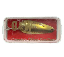 Load image into Gallery viewer, GOODERHAM &amp; WORTS FISHING SPOON. G &amp; W CANADA'S OLDEST DISTILLERY PROMO GIFT BOX
