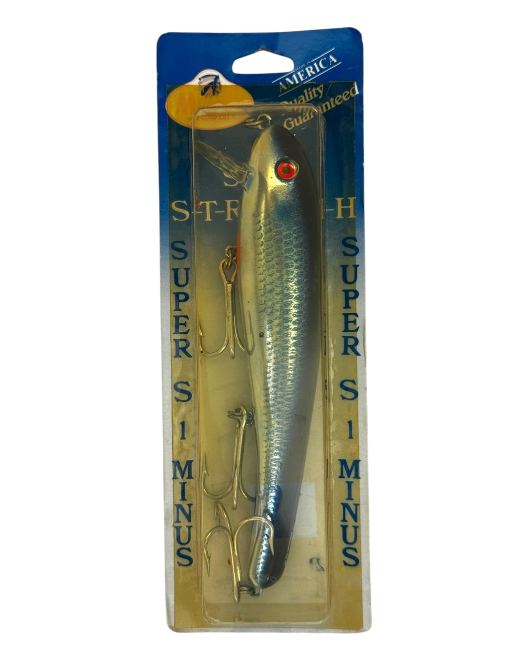 MANNS BAITS SUPER STRETCH 1 MINUS Big Fish Shallow Jerkbait in Chrome Blue Back