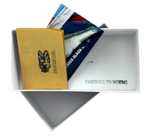 Load image into Gallery viewer, Top Water Junky Japan Custom Bass Fishing Lure. Fat Boy in Box. farewell to worms cicada
