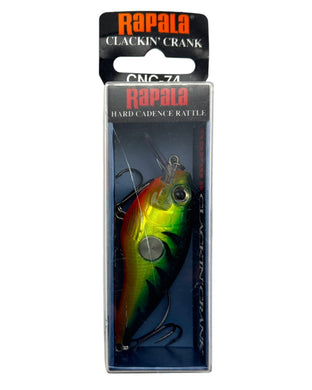 RAPALA LURES FIRETIGER CLACKIN CRANK FISHING LURE cnc-74