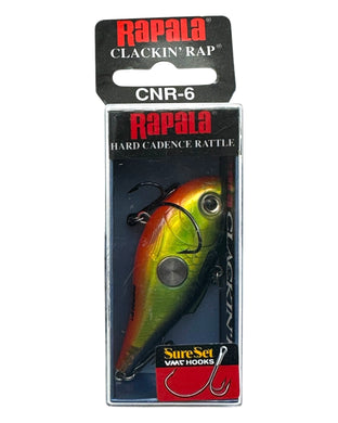 RAPALA LURES HOT STEEL CLACKIN RAP FISHING LURE