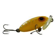 Load image into Gallery viewer, FRED ARBOGAST 1/4 oz JITTERBUG CLEAR LIP Vintage Fishing Lure in YELLOW
