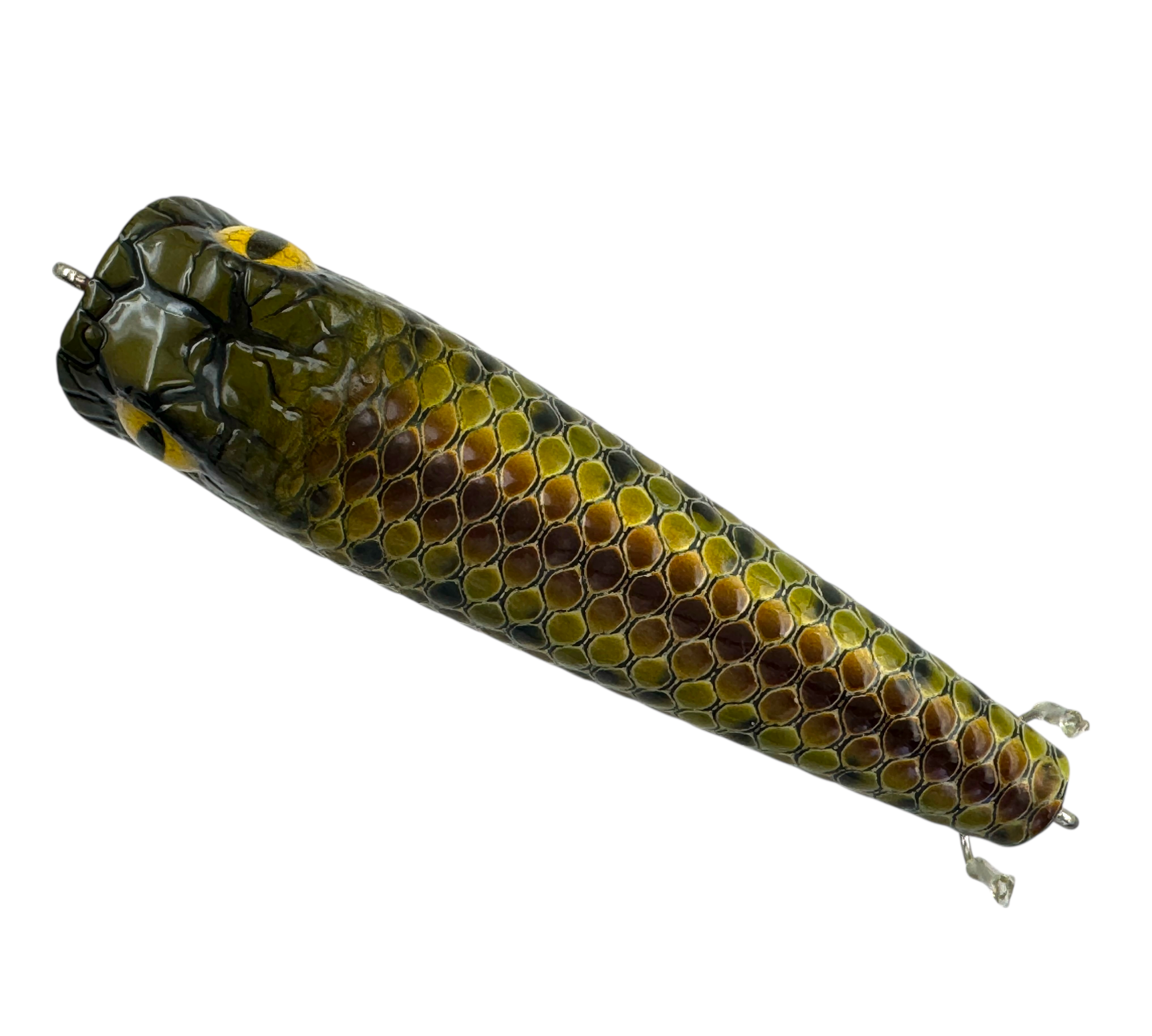BLOODSHOT MORGUE WOODEN CHUGGER FISHING LURE • No. BS-007 – Toad