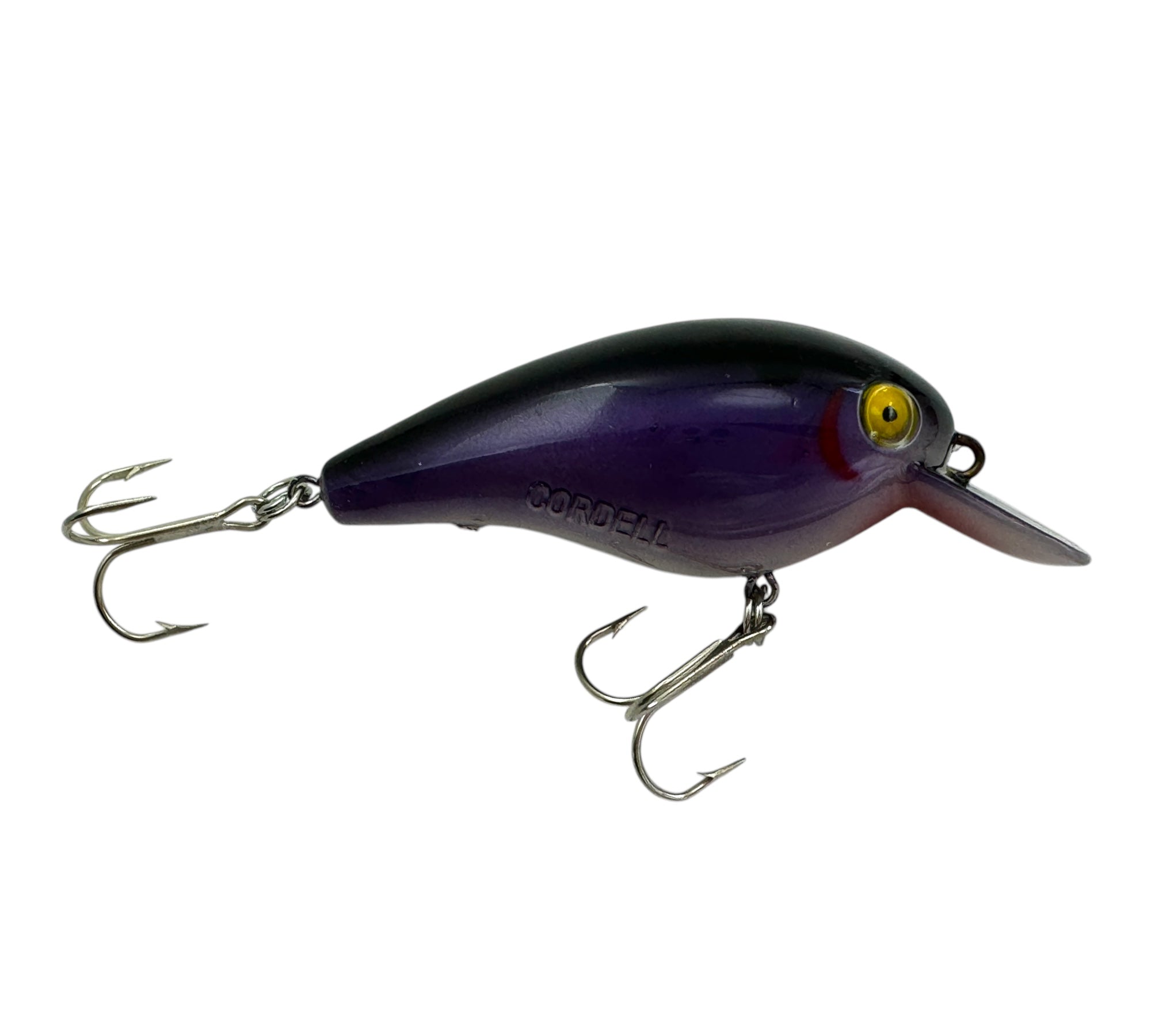 OLD SNAPBOX • COTTON CORDELL LIVELIEST LURES BIG-O Fishing Lure • #7895 PLUM PURPLE