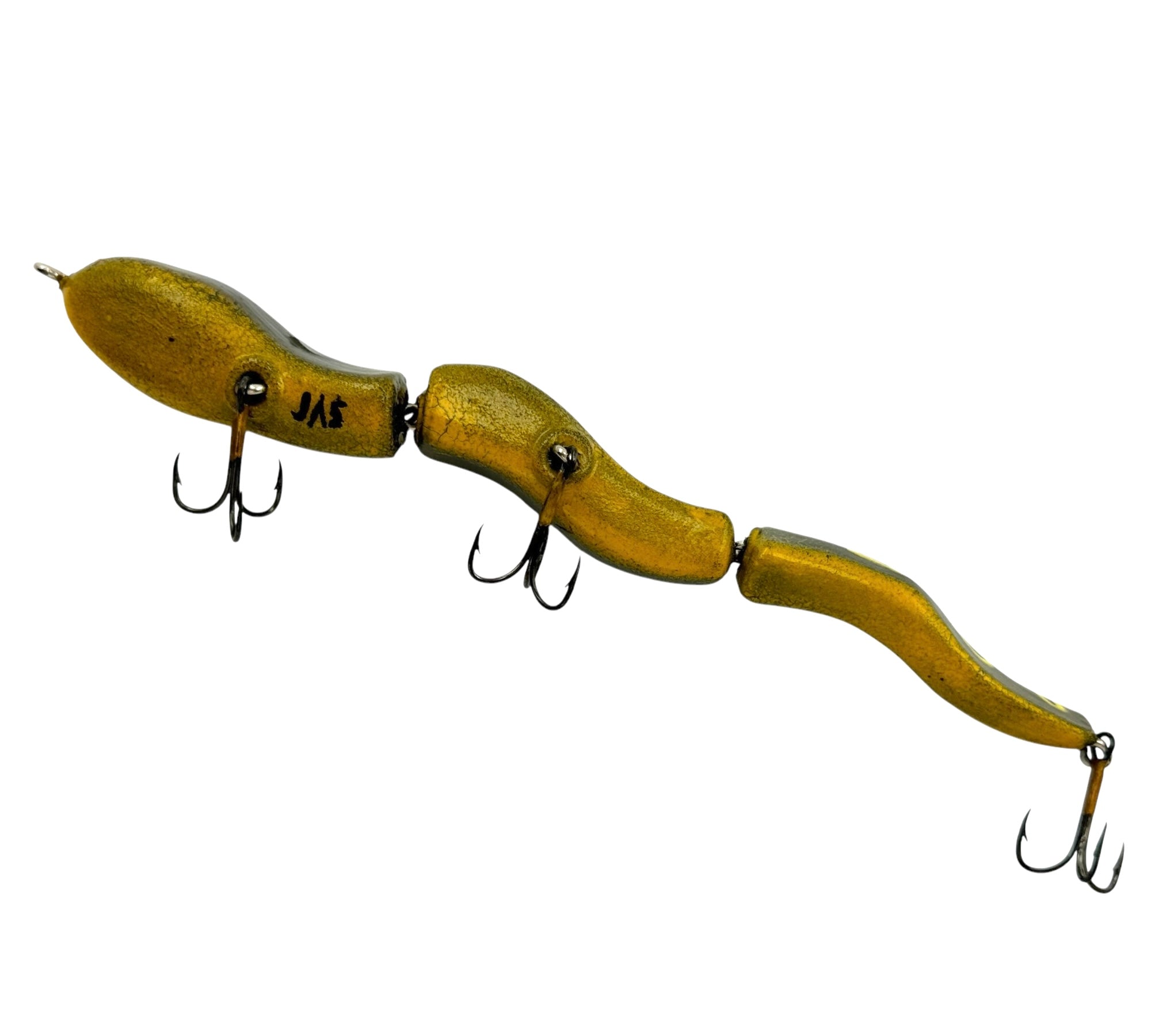 JAS LURES by JIM SMITH WOOD DECOY FISHING LURE • SNAKE – Toad Tackle