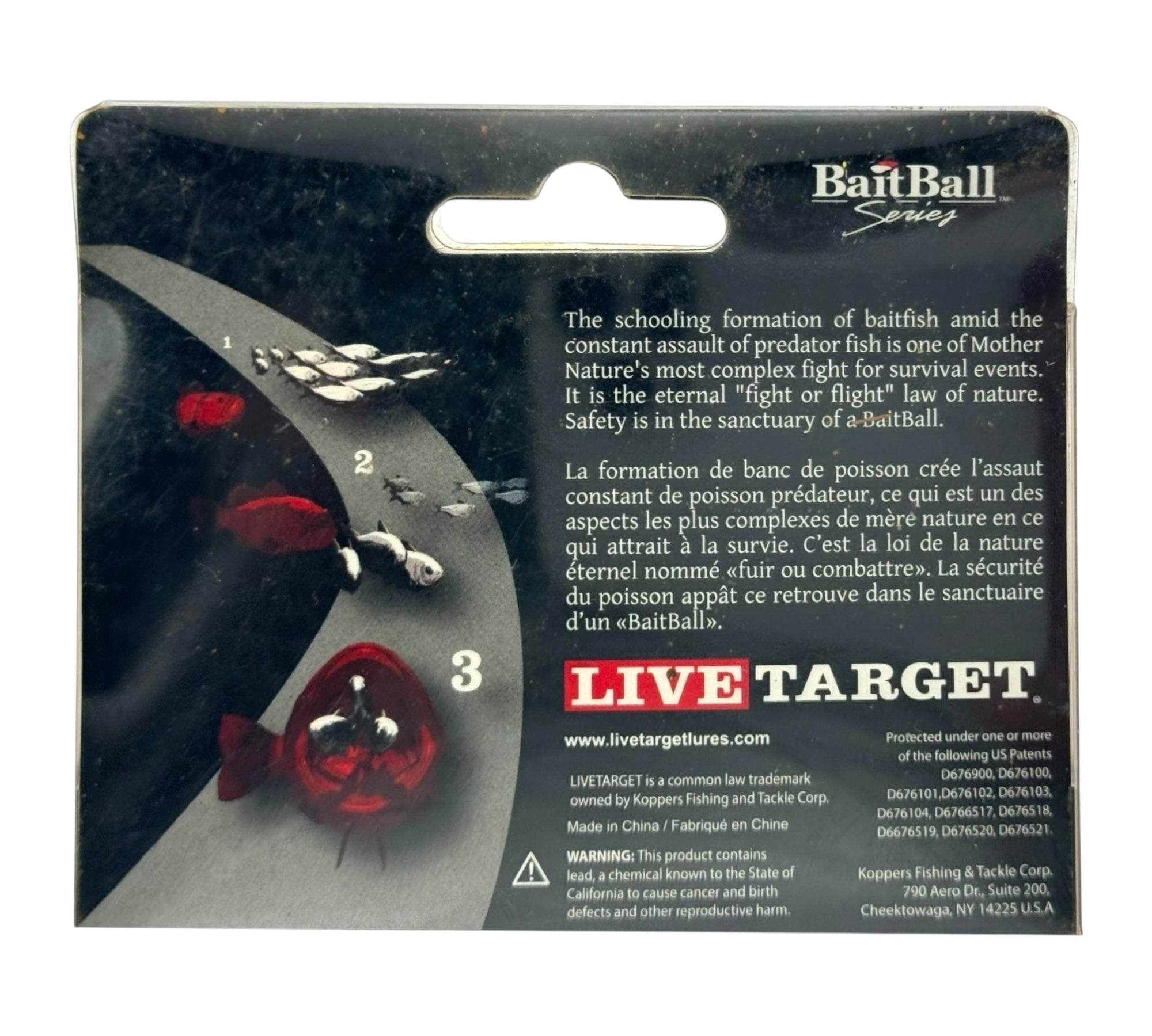 LIVETARGET YEARLING BAIT BALL Fishing Lure • CRANKBAIT – Toad Tackle