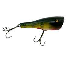 Load image into Gallery viewer, CREEK CHUB BAIT COMPANY (C.C.B.CO.) WOOD PLUNKER Fishing Lure in PERCH SCALE. Right
