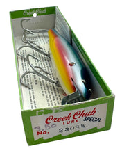 Load image into Gallery viewer, CCBCO Straight Pikie Minnow Wood Fishing Lure. Husky Pikie 2300 Series. Rainbow. 2308 w special
