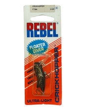 Lade das Bild in den Galerie-Viewer, REBEL LURES CRICKHOPPER Ultralight Crankbait. BLACK CRICKET
