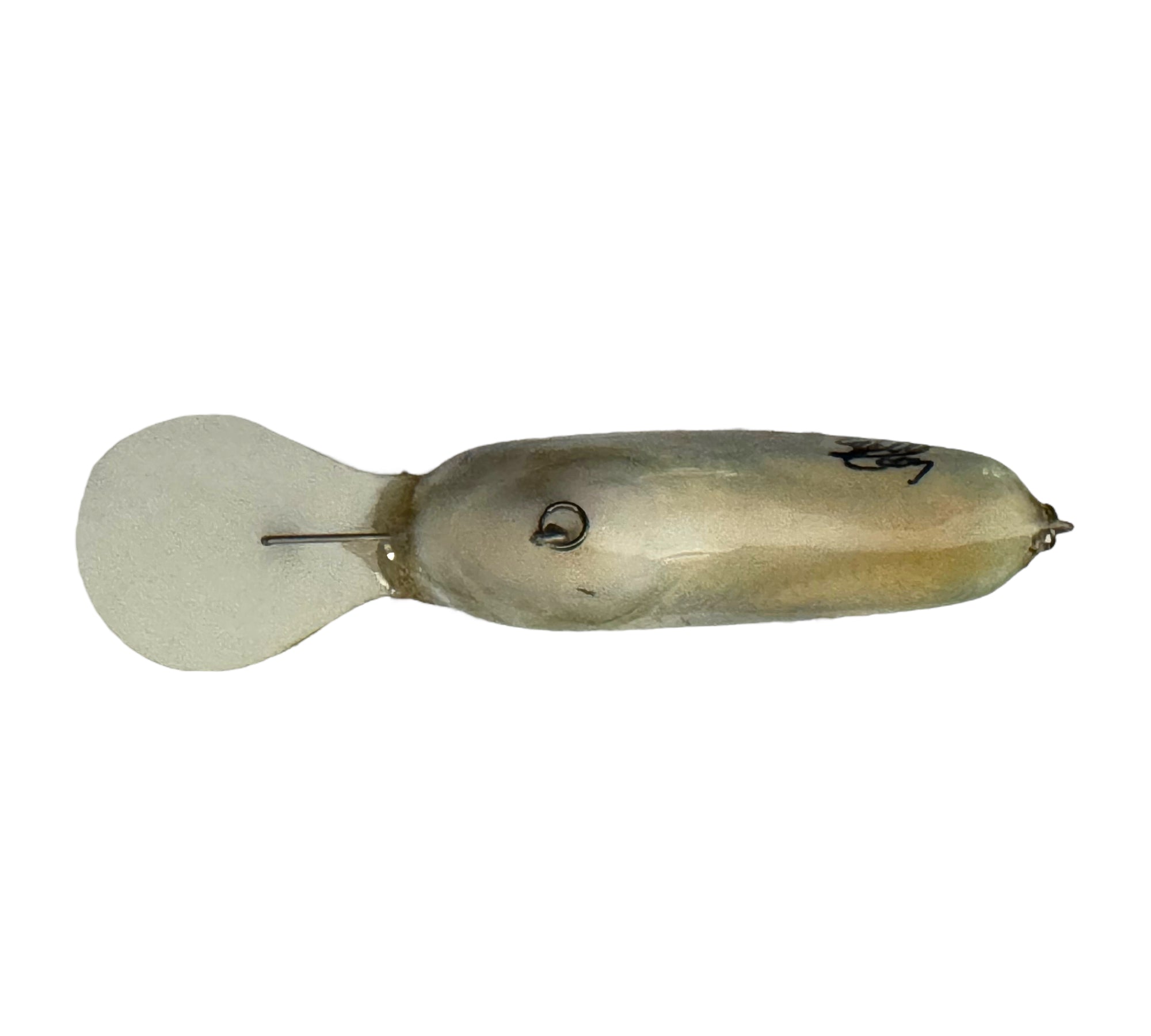 NATURAL SHAD • BRIAN'S BEES CRANKBAITS Handmade Balsa Wood Fishing Lure • Overall 4