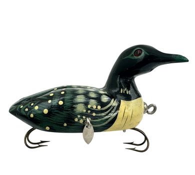 DA LURES of WESTERN PENNSYLVANIA. Hand Carved Custom Loon Wood Fishing Lure by DALE ALBORN.