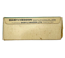 Load image into Gallery viewer, Boxed View for HEDDON MAGNUM TADPOLLY Vintage Fishing Lure. #9006 YFRH Sticker on Daisy Heddon Box.
