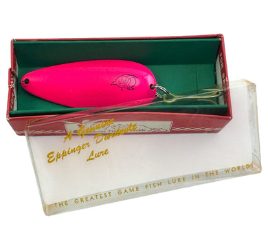 EPPINGER DARDEVLE VINTAGE SPOON. Pink Fishing Lure for Musky & Big Fish. cover