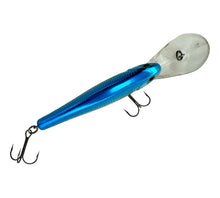 Load image into Gallery viewer, STORM LURES DEEP BABY THUNDERSTICK Fishing Lure in BLUE CHROME ORANGE. Madflash Series. Dorsal
