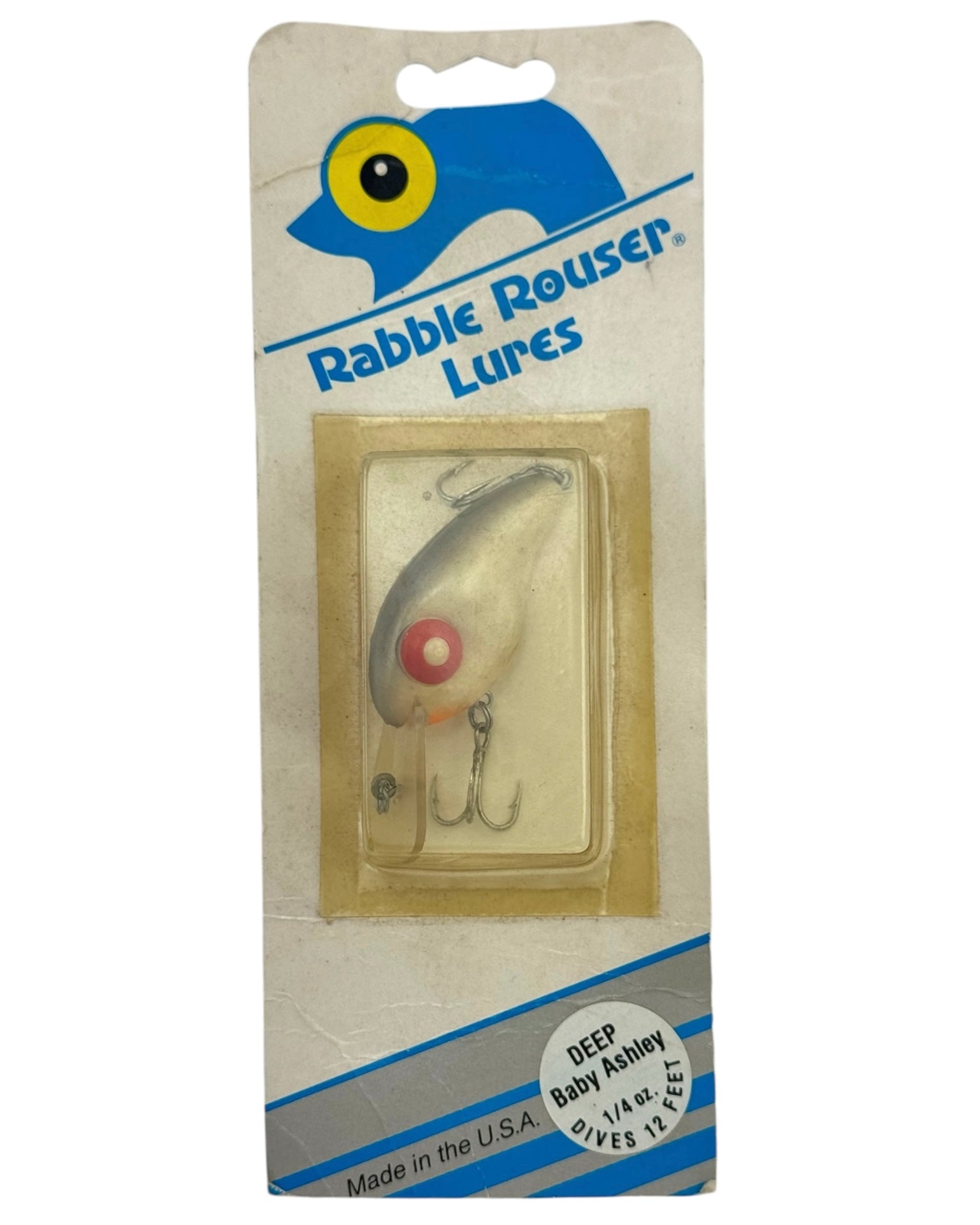 ashley fishing lures RABBLE ROUSER LURES BABY ASHLEY Fishing Lure • PEARL GREY BACK