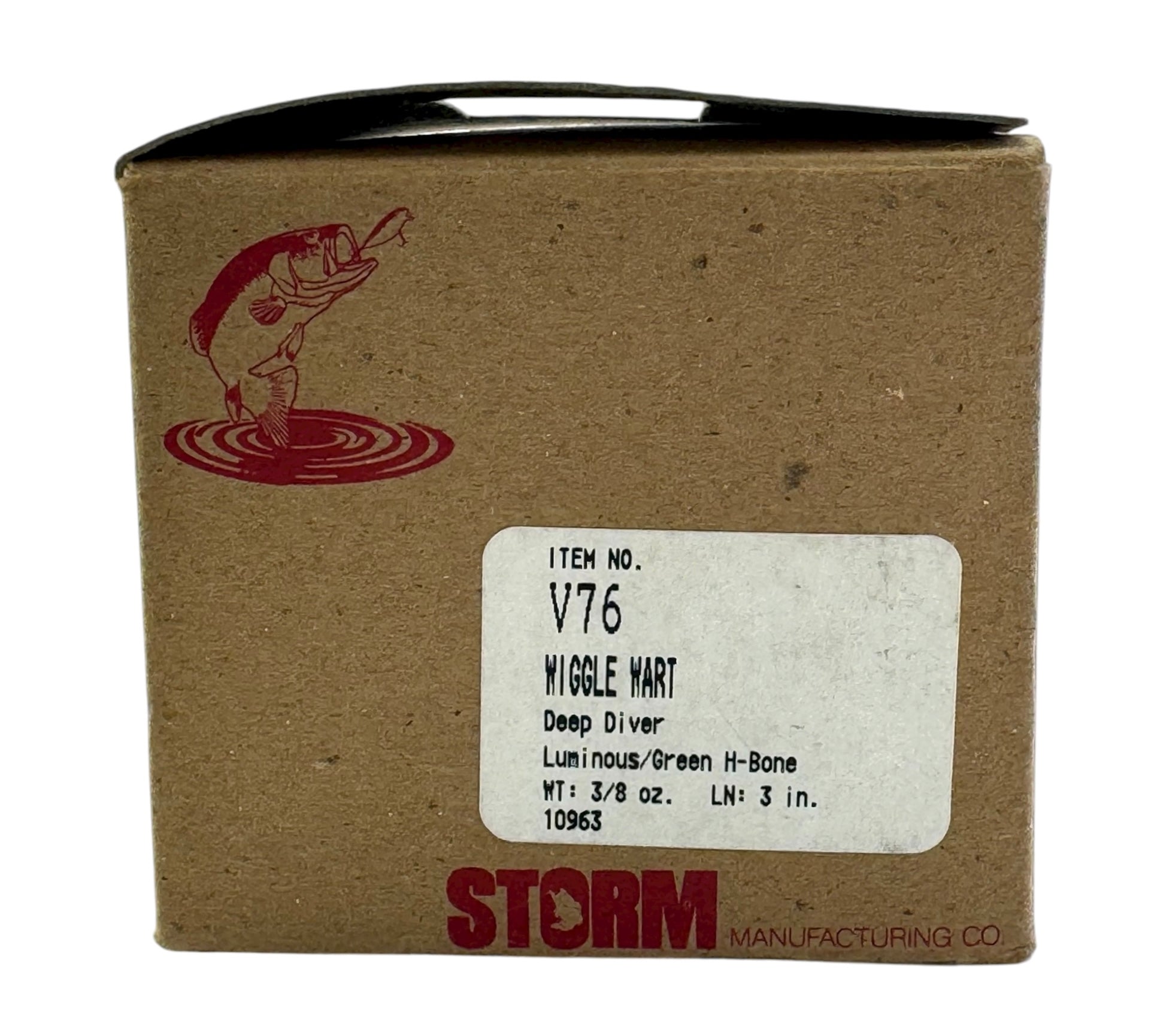 STORM LURES WIGGLE WART DEALER BOX • LUMINOUS GREEN H-BONE – Toad Tackle