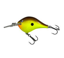 Load image into Gallery viewer, Rapala Lures Chartreuse Brown Balsa DT-6  Crankbait L
