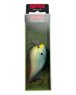 RAPALA LURES DT-FAT SHALLOW RUNNER in BLUE BACK HERRING. DIVES-TO Series Waker.