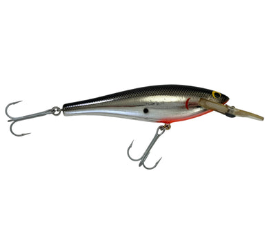 Bagleys Diving Bang O B Fishing lure in Flash Black on Silver. DB 06 Saltwater Fishing Lure. Right