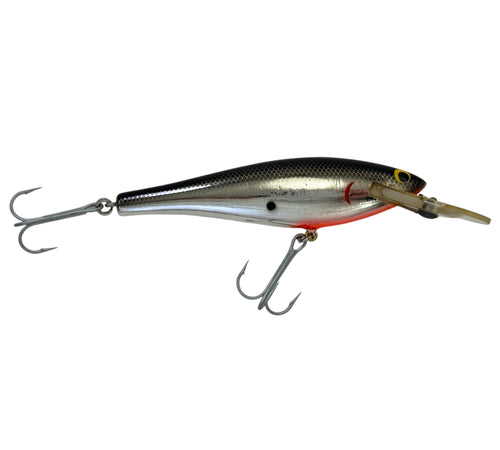 Bagleys Diving Bang O B Fishing lure in Flash Black on Silver. DB 06 Saltwater Fishing Lure. Right