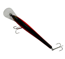 Load image into Gallery viewer, Rare BAGLEY BAITS BANG-O-B 8 Jerkbait in BLACK STRIPES on ORANGE. big fish fishing lure.  d
