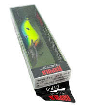 Cargar imagen en el visor de la galería, RAPALA LURES DT-FLAT Fishing Lure in PARROT. Dives To 9 Feet. Box Stats
