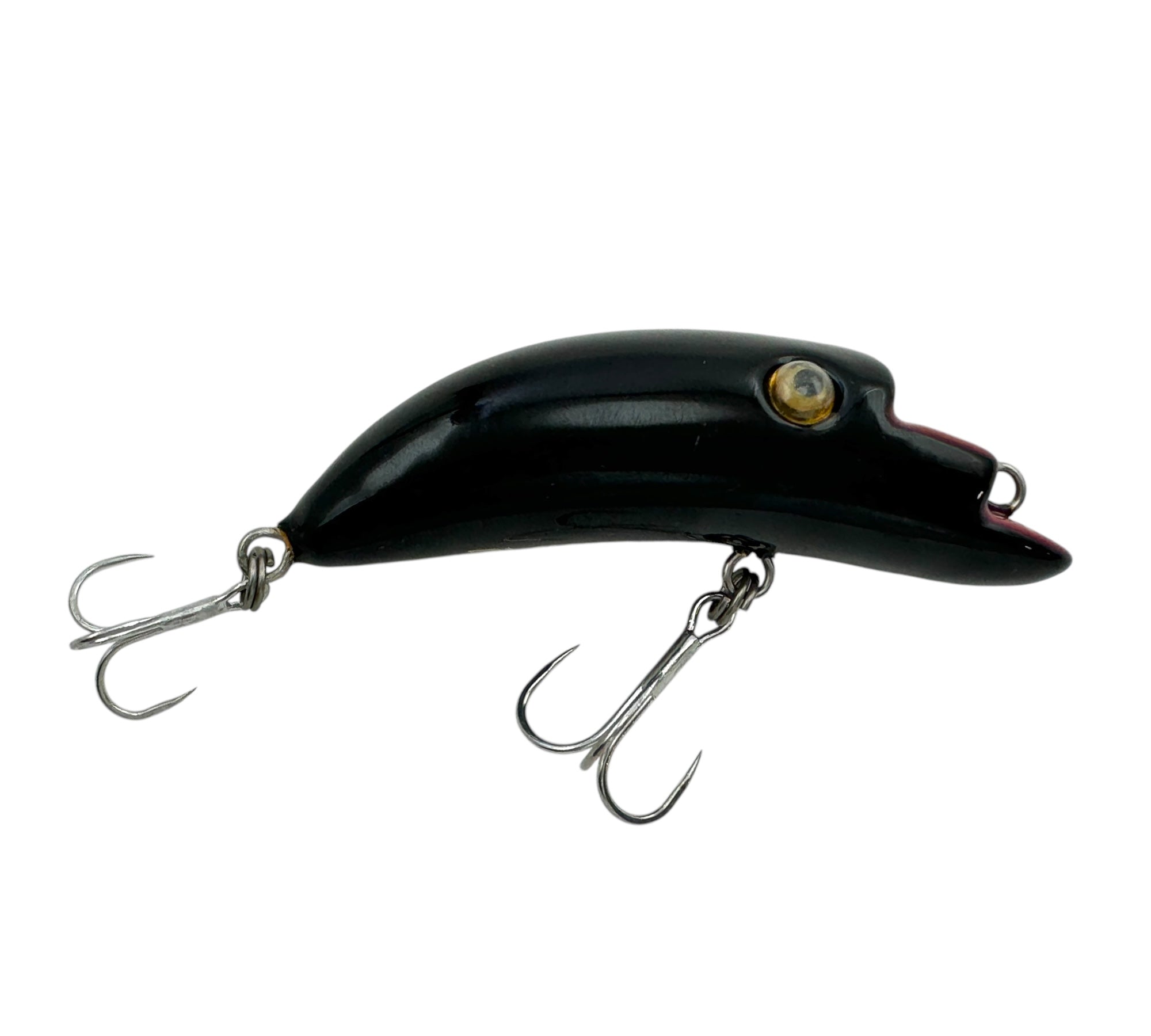 EMAL ECOLOGICAL FISHING LURE by OHYA PLANNING • SWING DARTER 118 • GREEN PLASTIC BAIT from JAPAN • BLACK FINISH