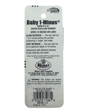 Charger l'image dans la galerie, MANN'S BAIT COMPANY BABY One Minus FISHING LURE. BLUEGILL. Elite Series
