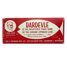 Load image into Gallery viewer, EPPINGER DARDEVLE VINTAGE SPOON. Pink Fishing Lure for Musky &amp; Big Fish. dearborn, michigan
