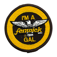 Load image into Gallery viewer, FENWICK FISHING POLES COLLECTOR PATCH. EAGLE LOGO. I'M A FENWICK GAL
